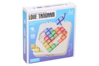 Obrázek z Tangram hlavolam srdce 12cm 